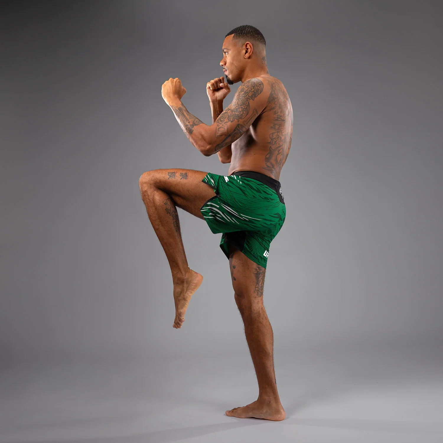 UFC Fusion by Venum Authentic Fight Night Herren Fight Short - Short Fit - Grün - Image 5