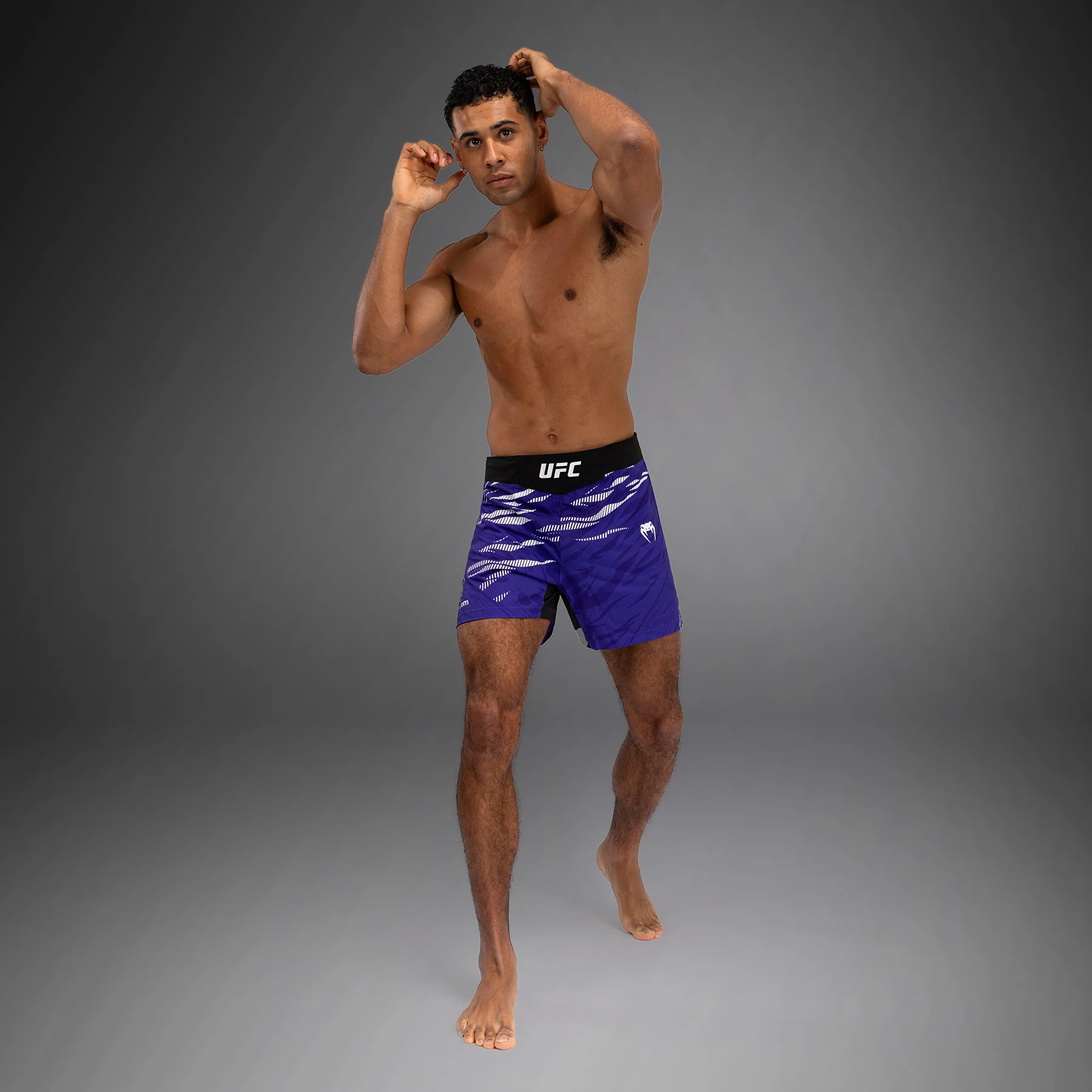 UFC Fusion by Venum Authentic Fight Night Herren Fight Short - Short Fit - lila - Image 3
