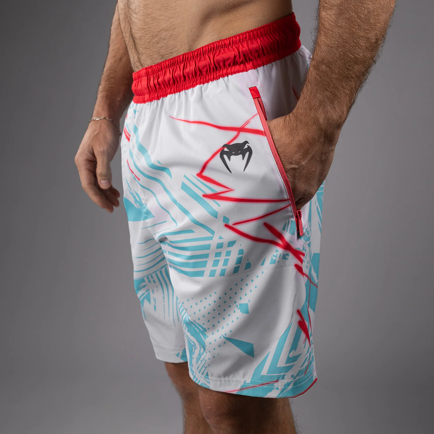 UFC Fusion By Venum Miami Edition Fight Week Performance Shorts für Männer - Weiße - Image 6