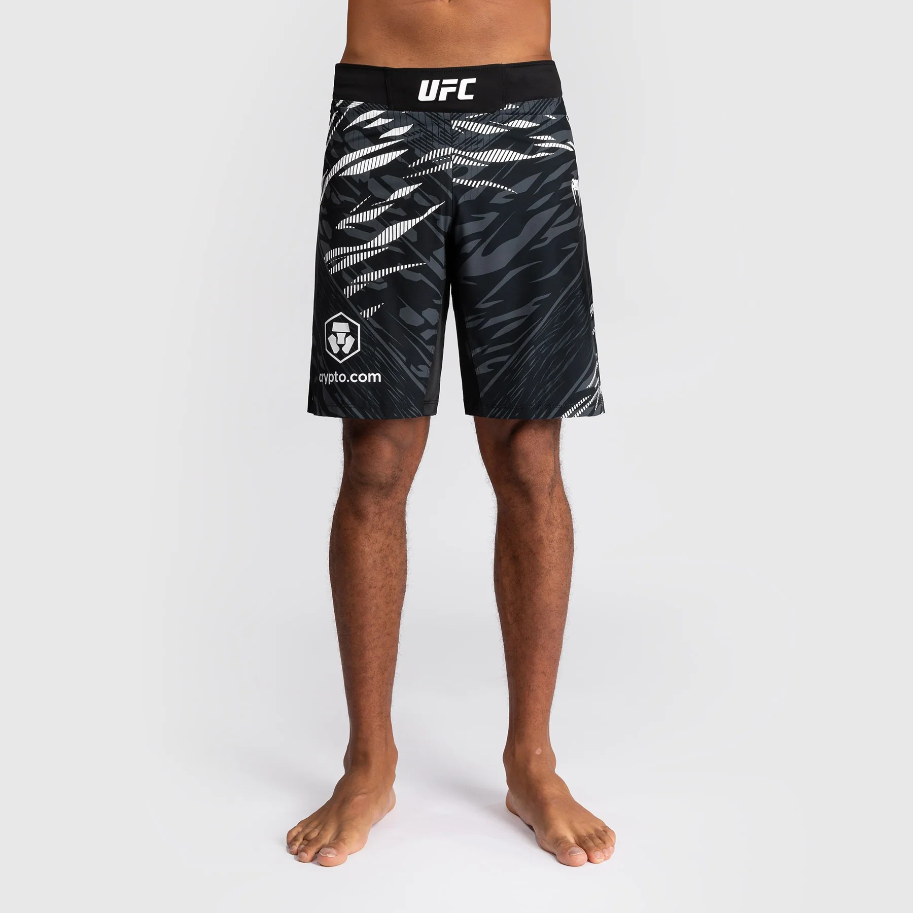 UFC Fusion by Venum Personalized Authentic Fight Night Herren Fight Short - Long Fit - Schwarz - Image 2
