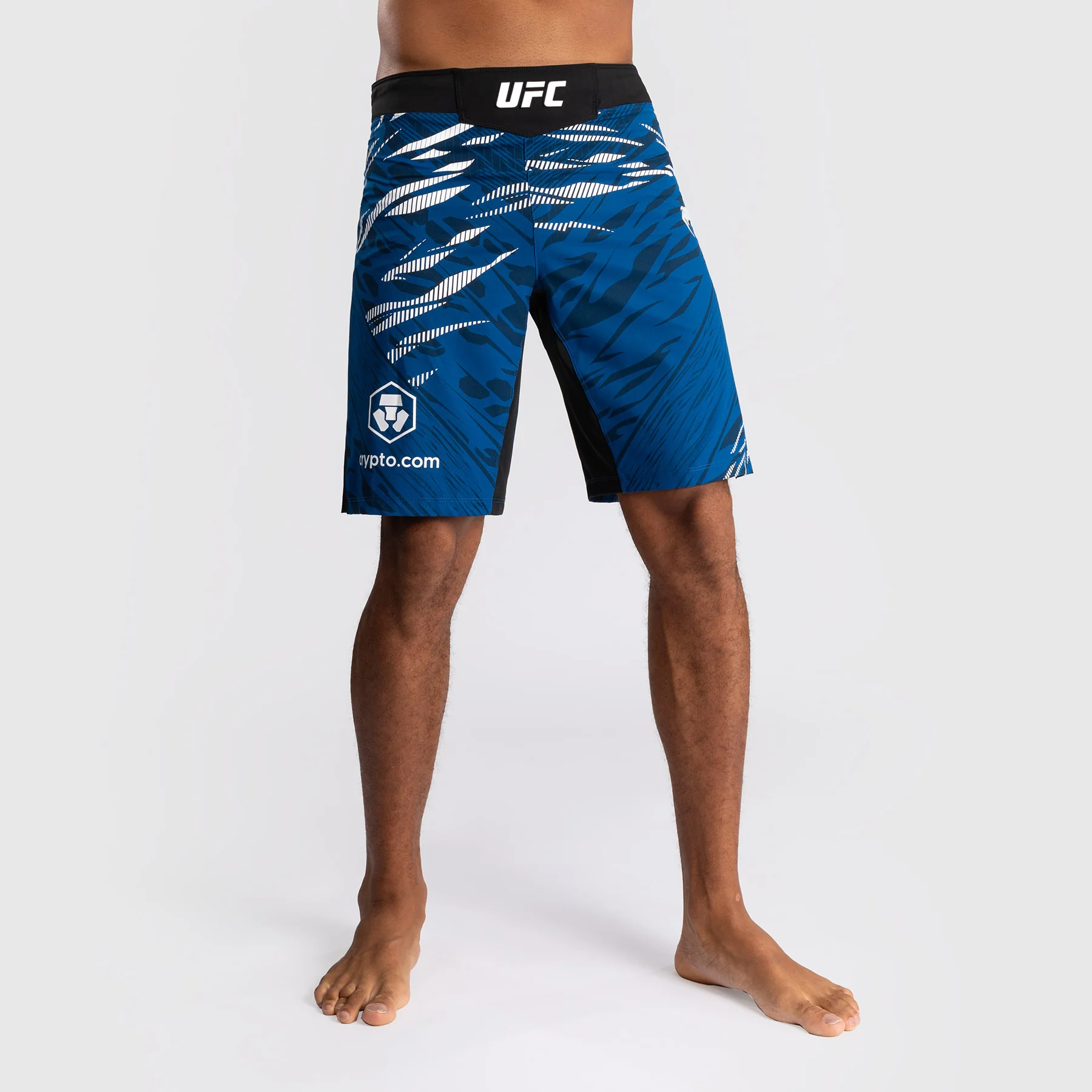 UFC Fusion by Venum Personalized Authentic Fight Night Herren Fight Short - Long Fit - Blau - Image 5