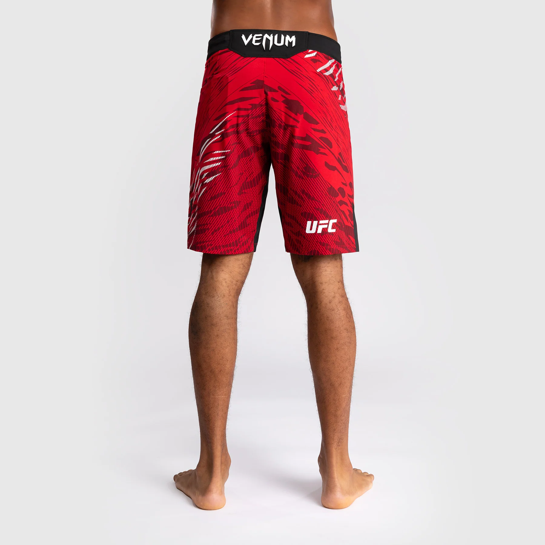 UFC Fusion by Venum Personalized Authentic Fight Night Herren Fight Short - Long Fit - Rot - Image 3