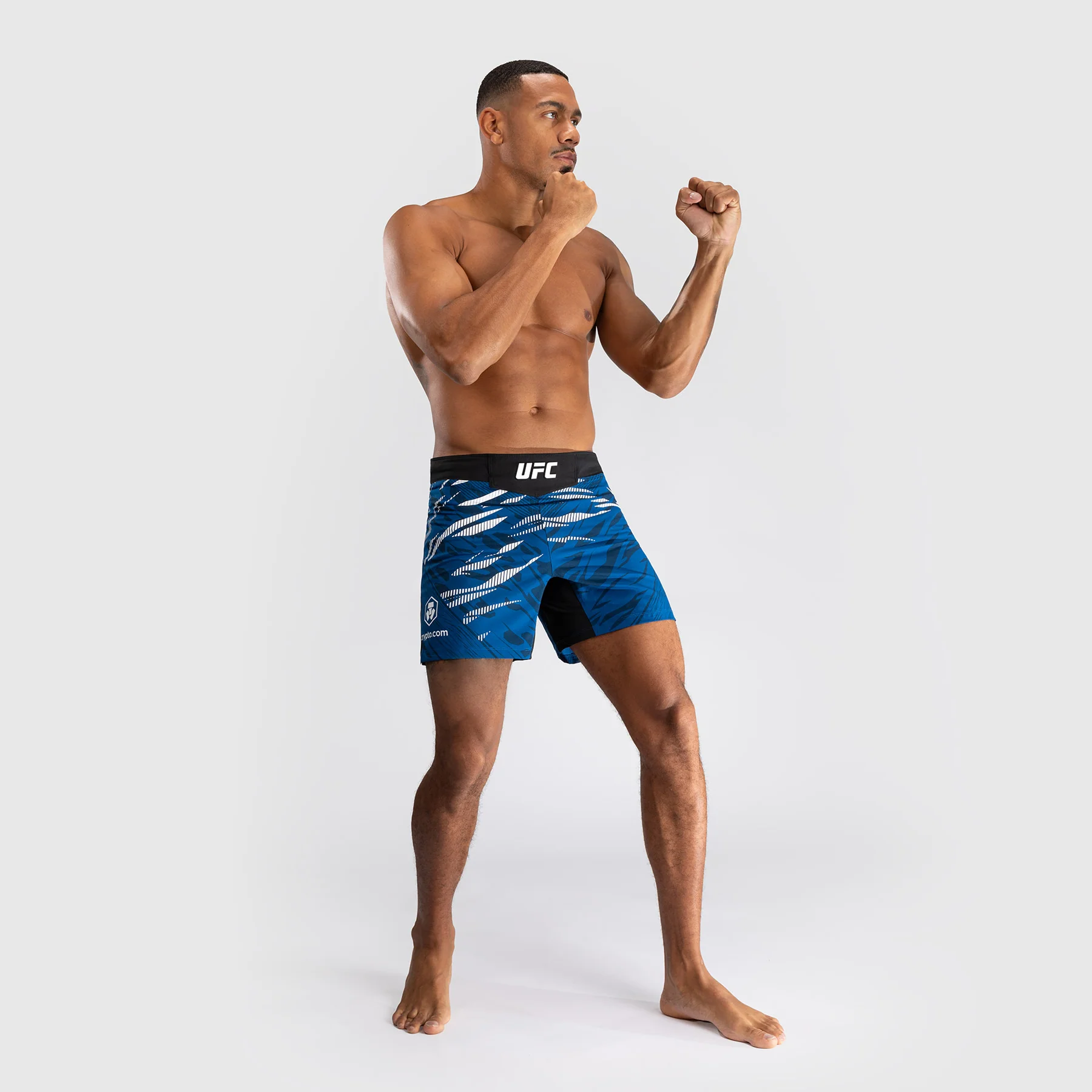 UFC Fusion by Venum Personalized Authentic Fight Night Herren Fight Short - Short Fit - Blau - Image 8