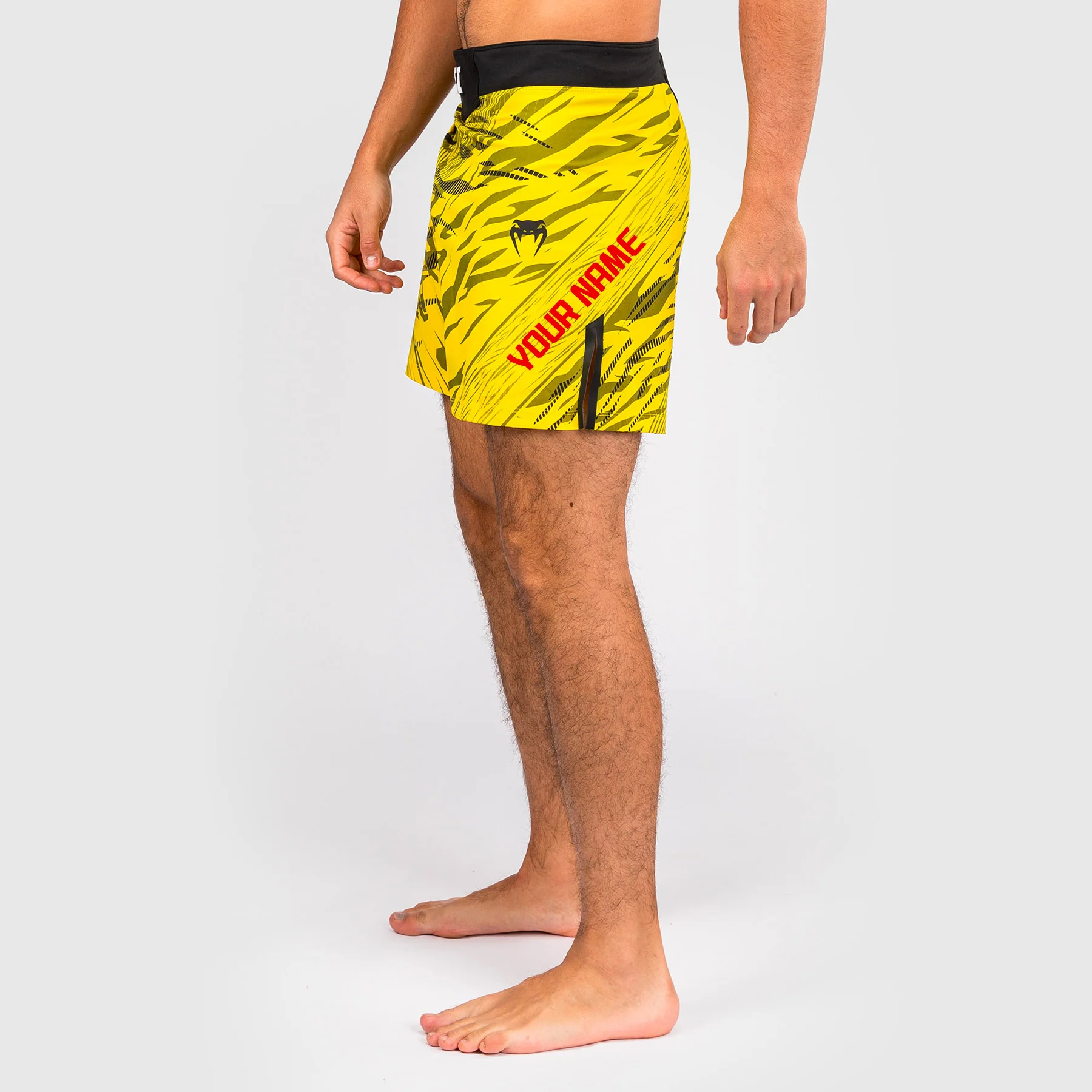 UFC Fusion by Venum Personalized Authentic Fight Night Herren Fight Short - Short Fit - Gelb