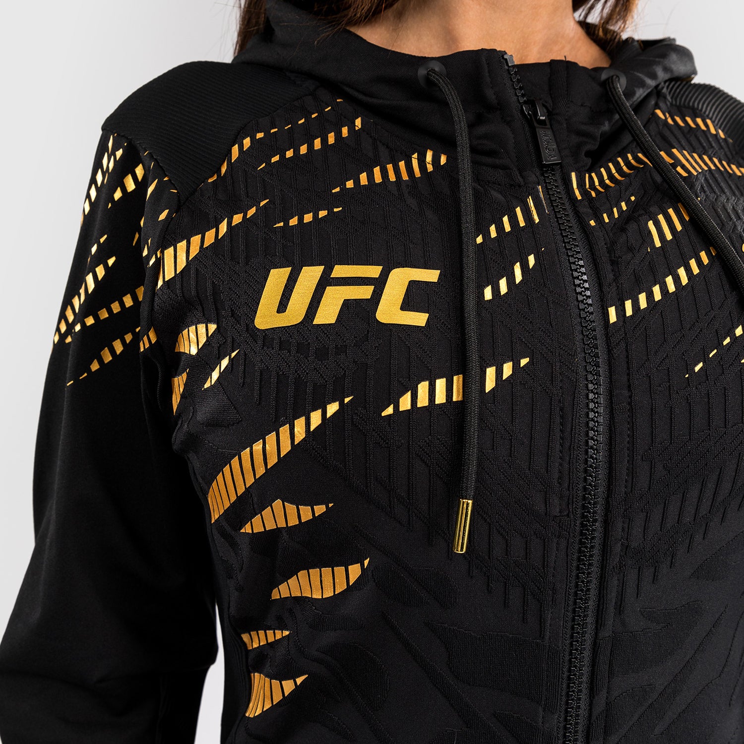 UFC Fusion by Venum Personalized Authentic Fight Night Damen Walkout Hoodie - Champion - Image 8