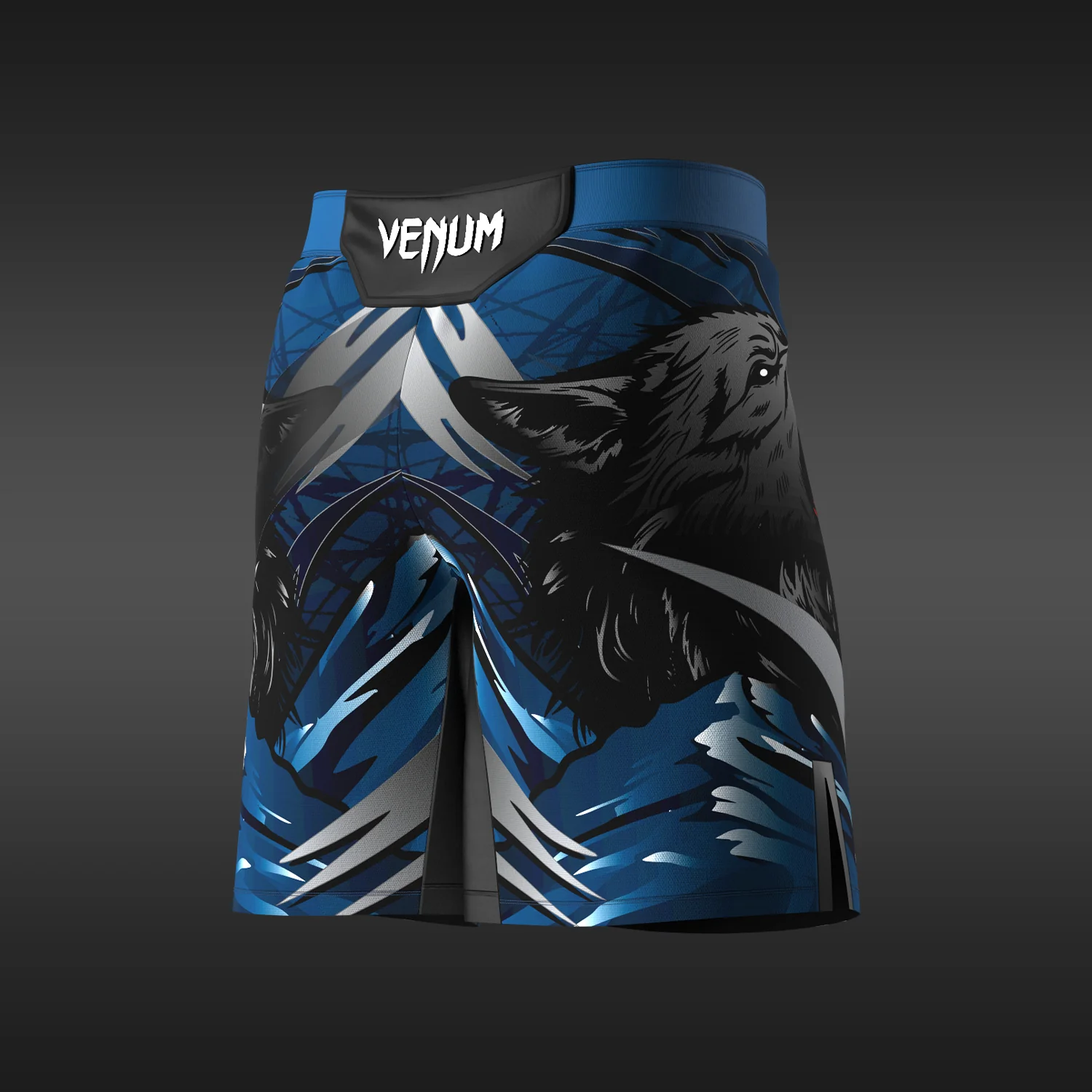 UFC Unrivaled by Venum Khamzat Chimaev Herren-Kampfshorts mit langer Passform – Blau - Image 4