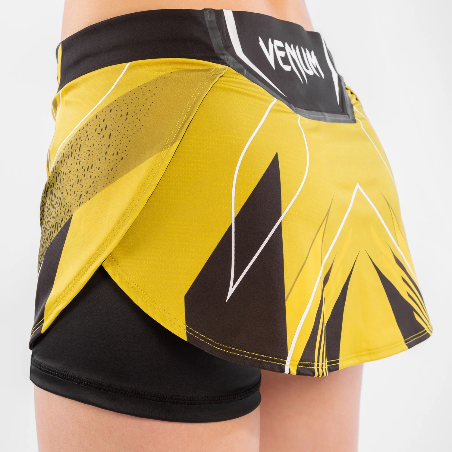 UFC Venum Authentic Fight Night Damen Skort - Gelb - Image 6