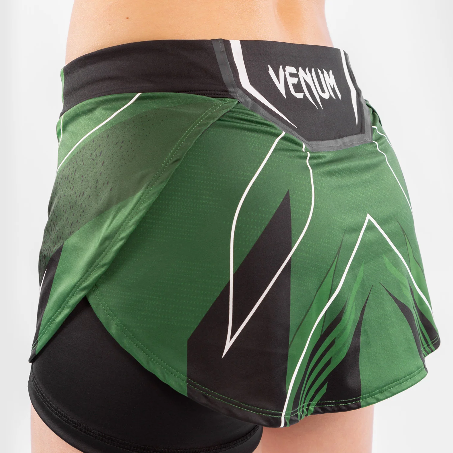 UFC Venum Authentic Fight Night Damen Skort - Grün - Image 6