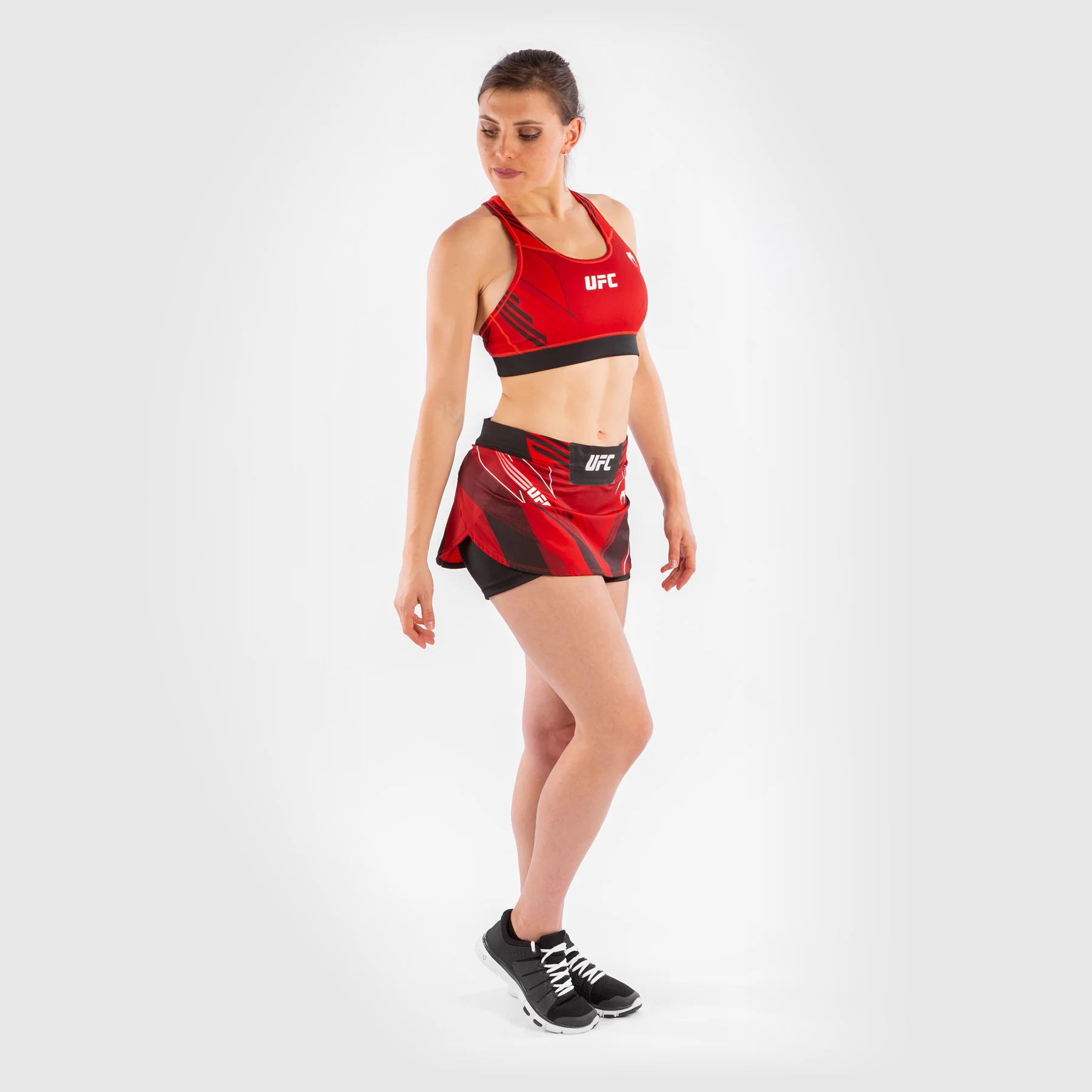UFC Venum Authentic Fight Night Damen Skort - Rot - Image 8