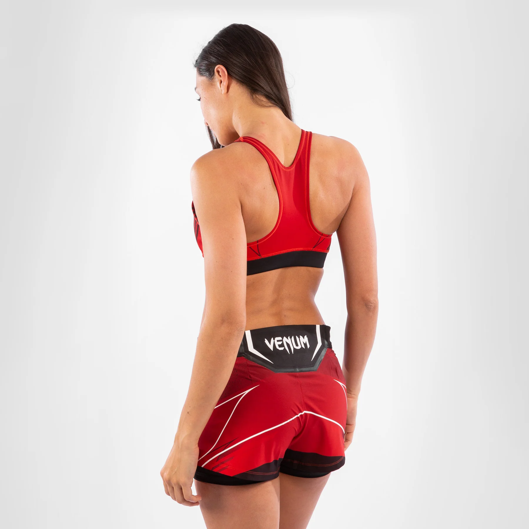UFC Venum Authentic Fight Night Damen Sport-BH - Rot - Image 2