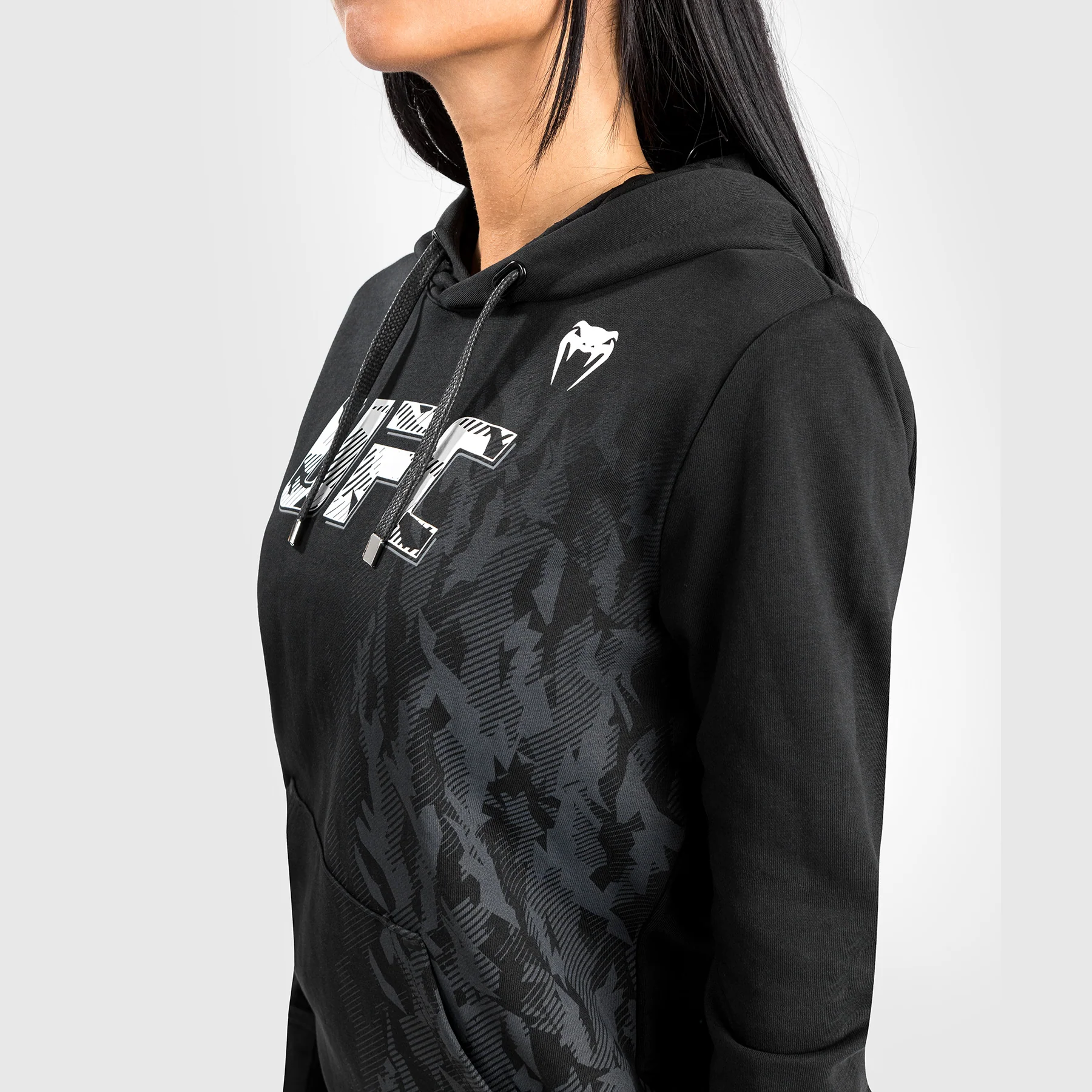 UFC Venum Authentic Fight Week Damen Kapuzenpullover - Schwarz - Image 4