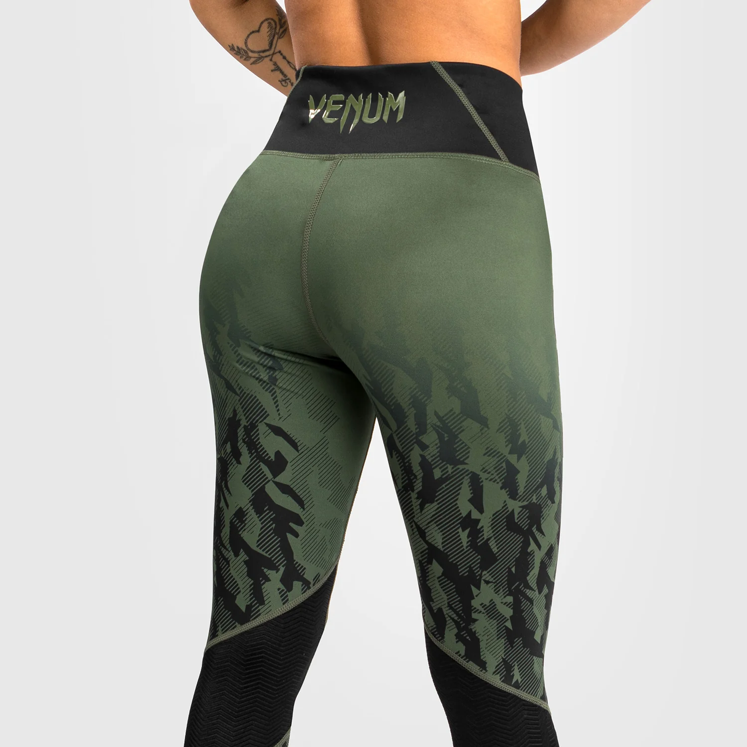 UFC Venum Authentic Fight Week Damen Performance Tight - Khaki - Image 3