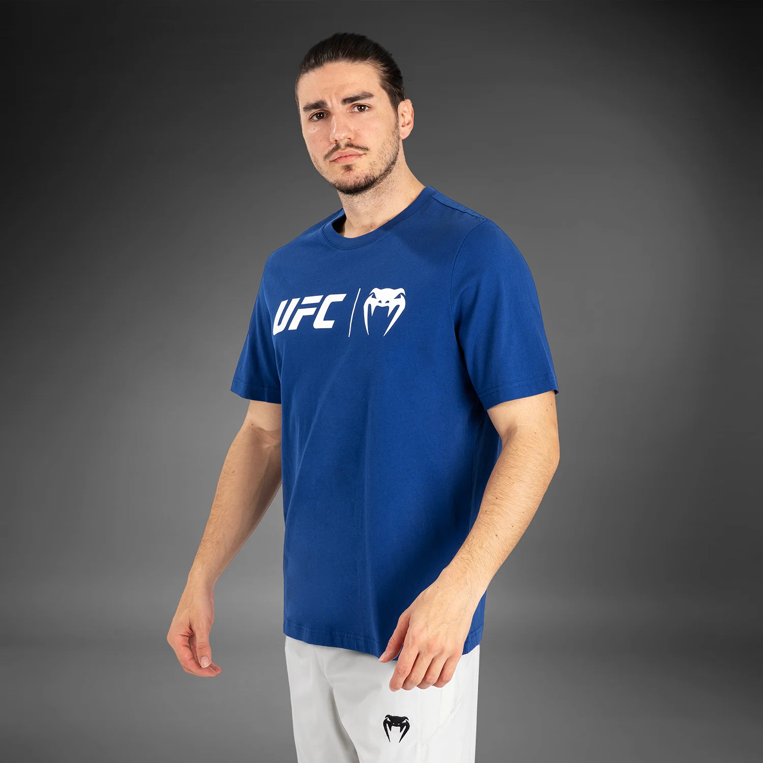 UFC Venum Classic T-Shirt - Marineblau/Weiß - Image 2