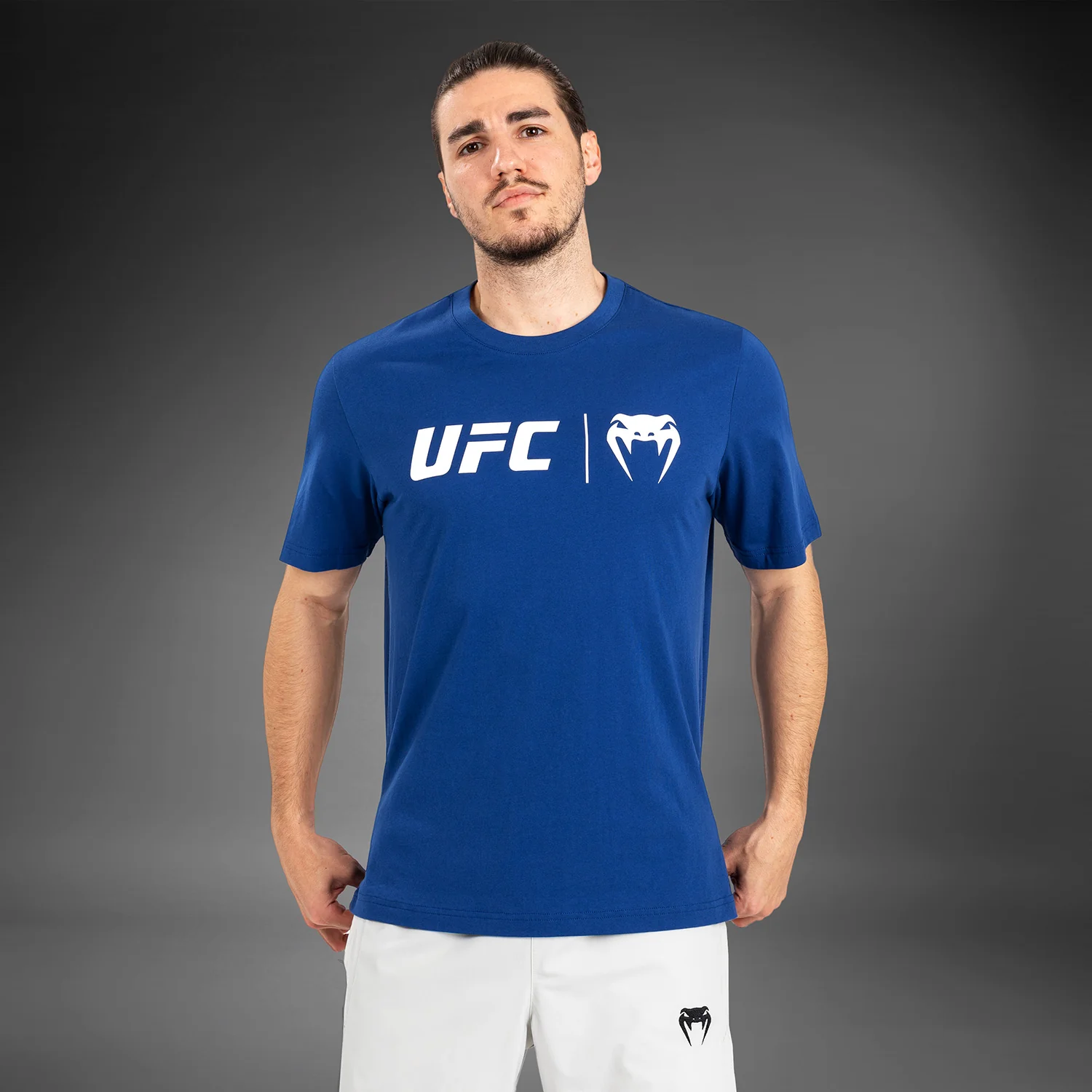 UFC Venum Classic T-Shirt - Marineblau/Weiß - Image 4