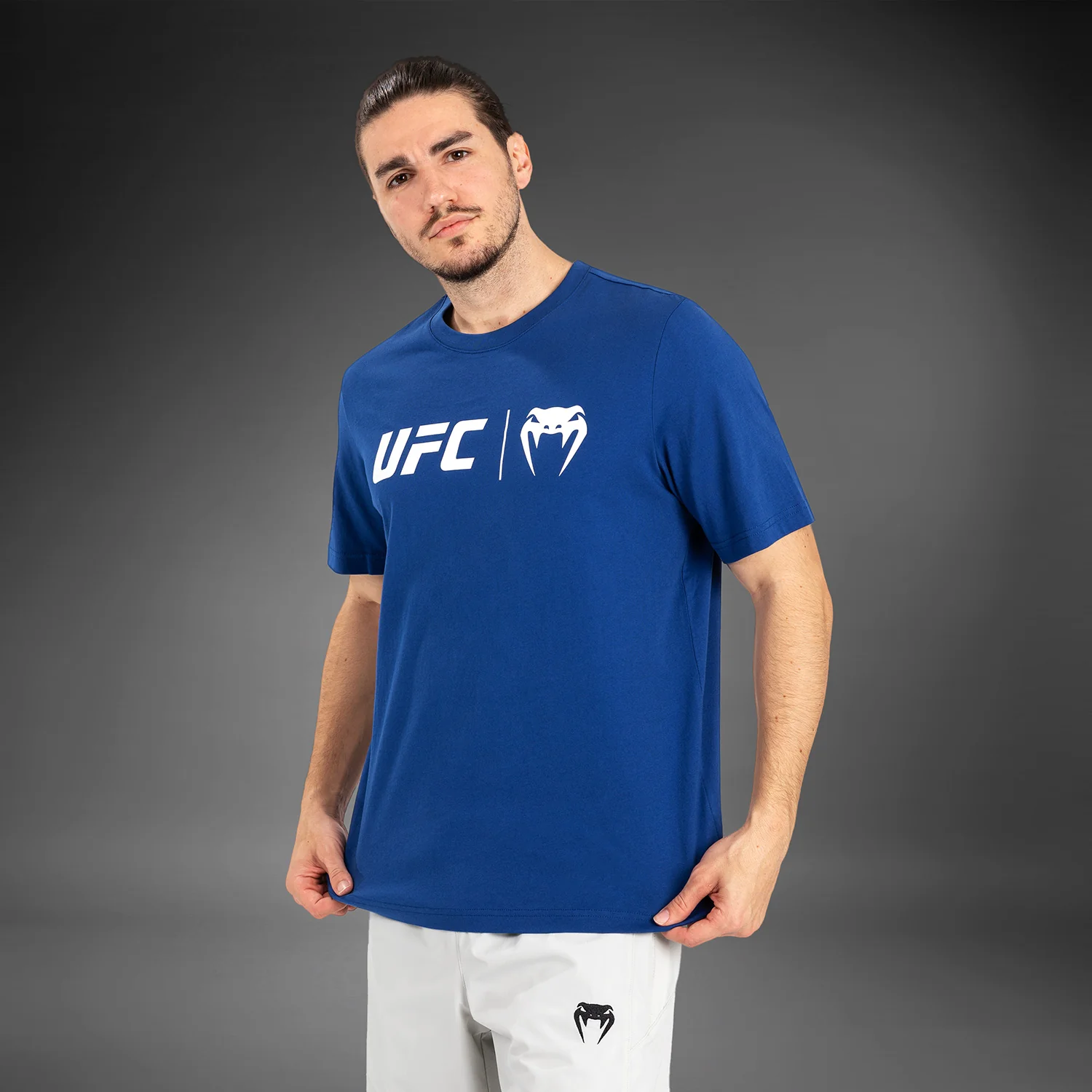 UFC Venum Classic T-Shirt - Marineblau/Weiß - Image 6