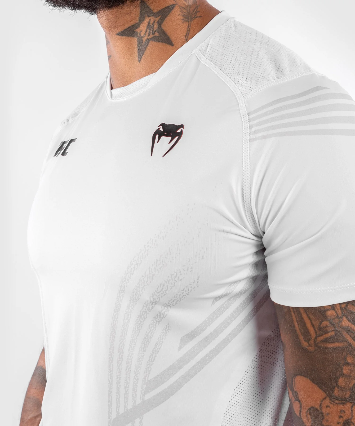 UFC Venum Fighters Authentic Fight Night Herren Walkout Trikot - Weiß - Image 4