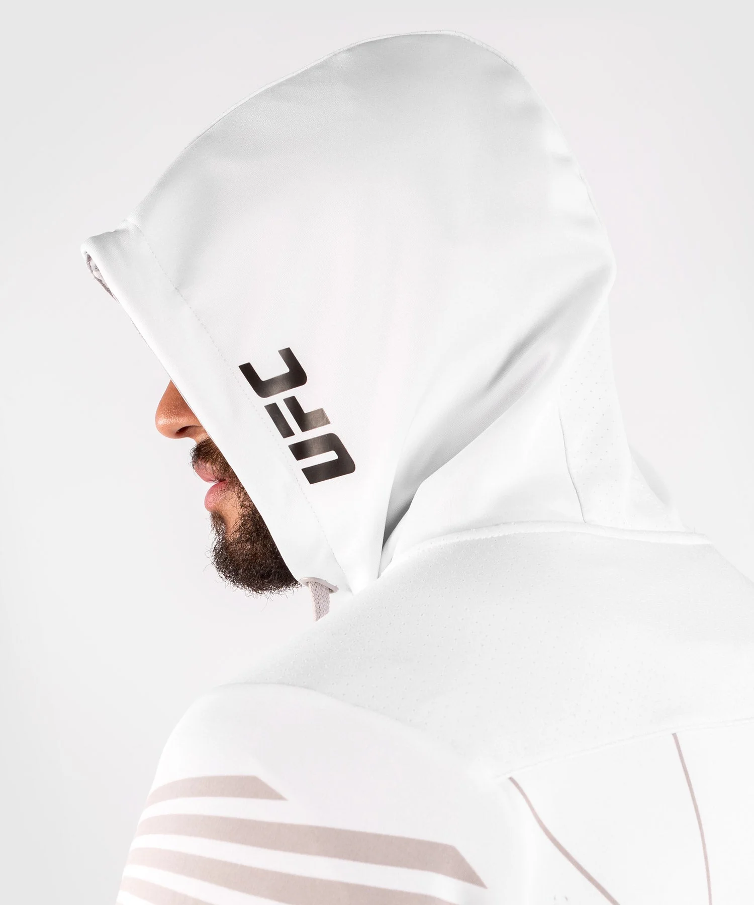 UFC Venum Fighters Authentic Fight Night Herren Walkout Hoodie - Weiß - Image 7