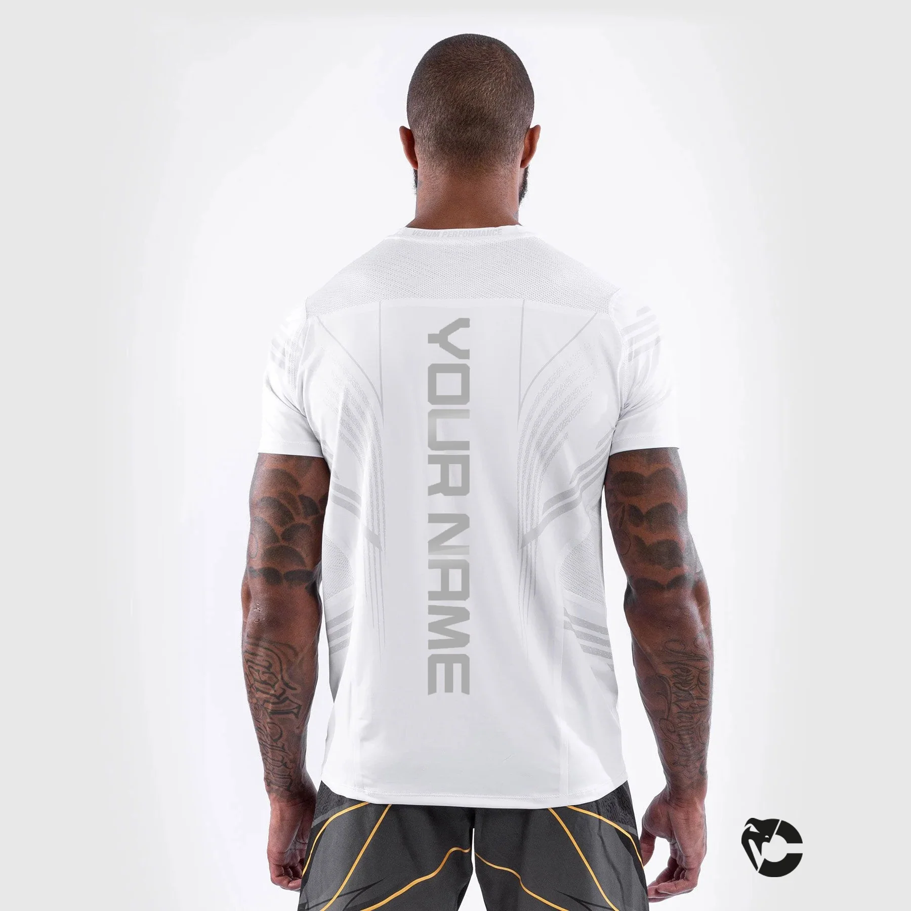 UFC Venum Personalisiert Authentic Fight Night Herren Walkout Trikot - Weiß
