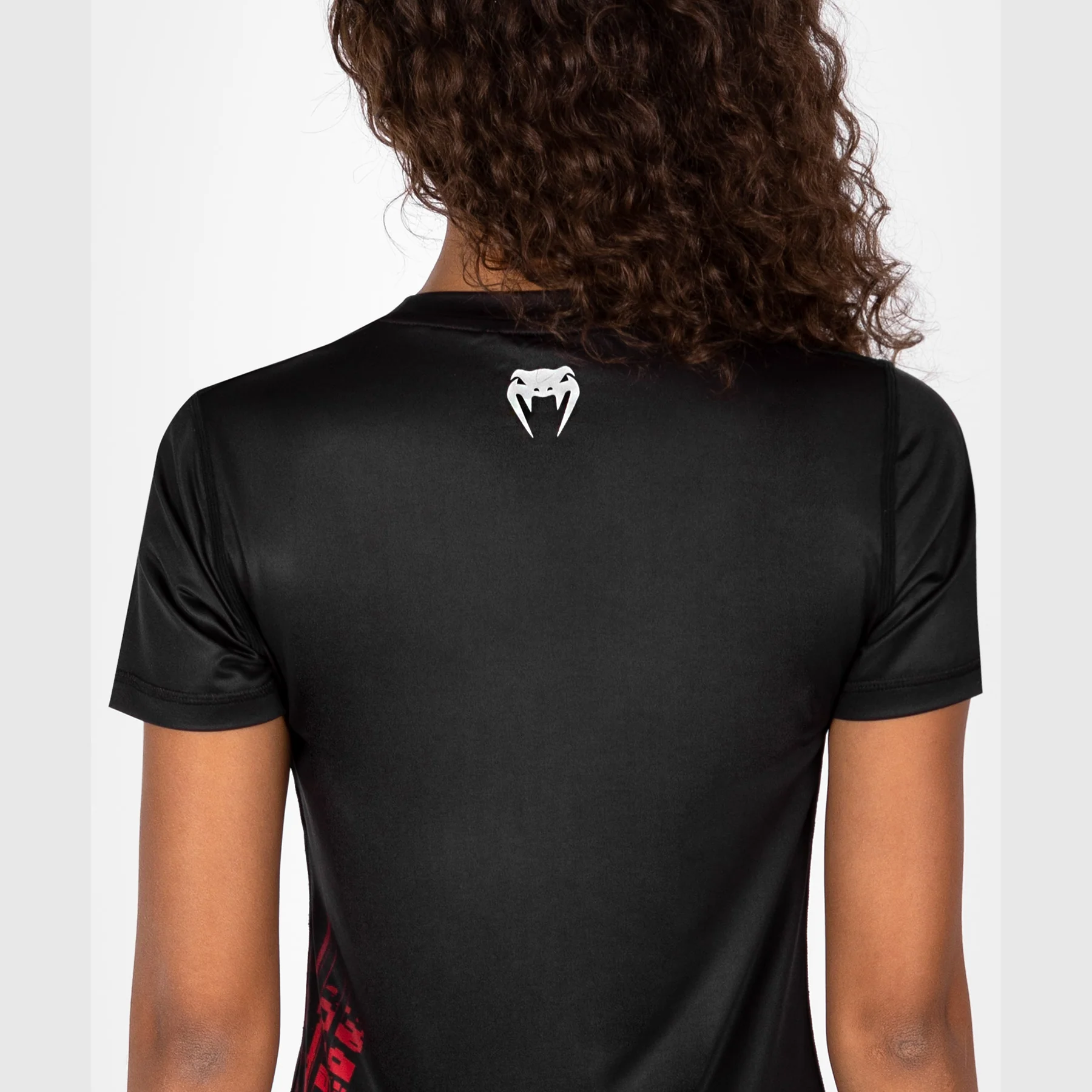 UFC Venum Performance Institute 2.0 Dry-Tech T-shirt für Frauen - Schwarz/Rot - Image 5