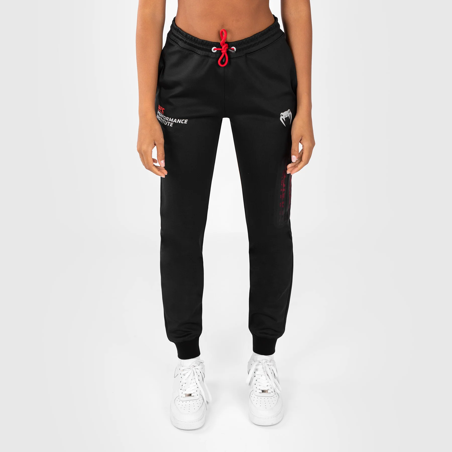 UFC Venum Performance Institute 2.0 Jogginghose für Frauen - Schwarz/Rot - Image 3