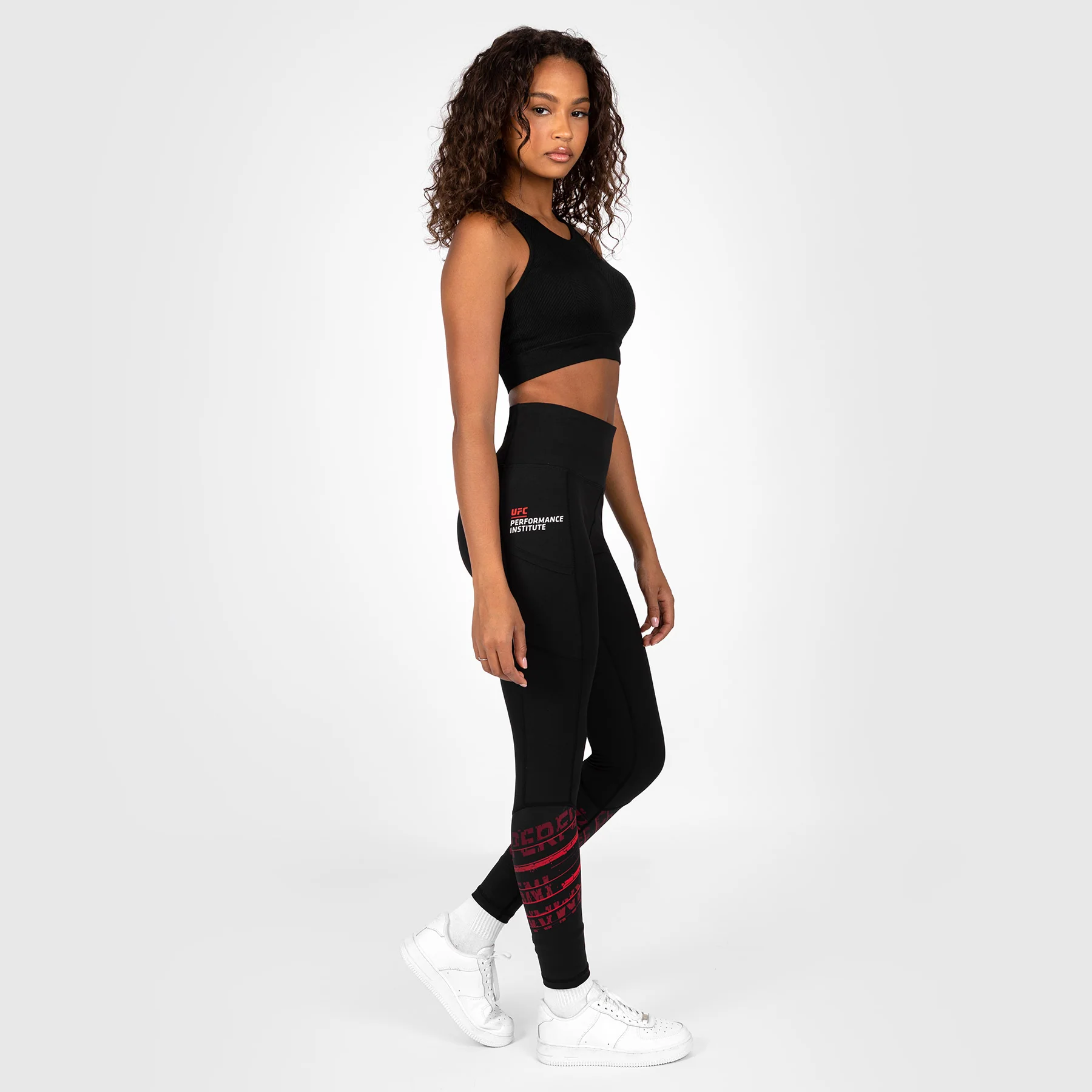 UFC Venum Performance Institute 2.0 Performance Tight für Frauen - Schwarz/Rot