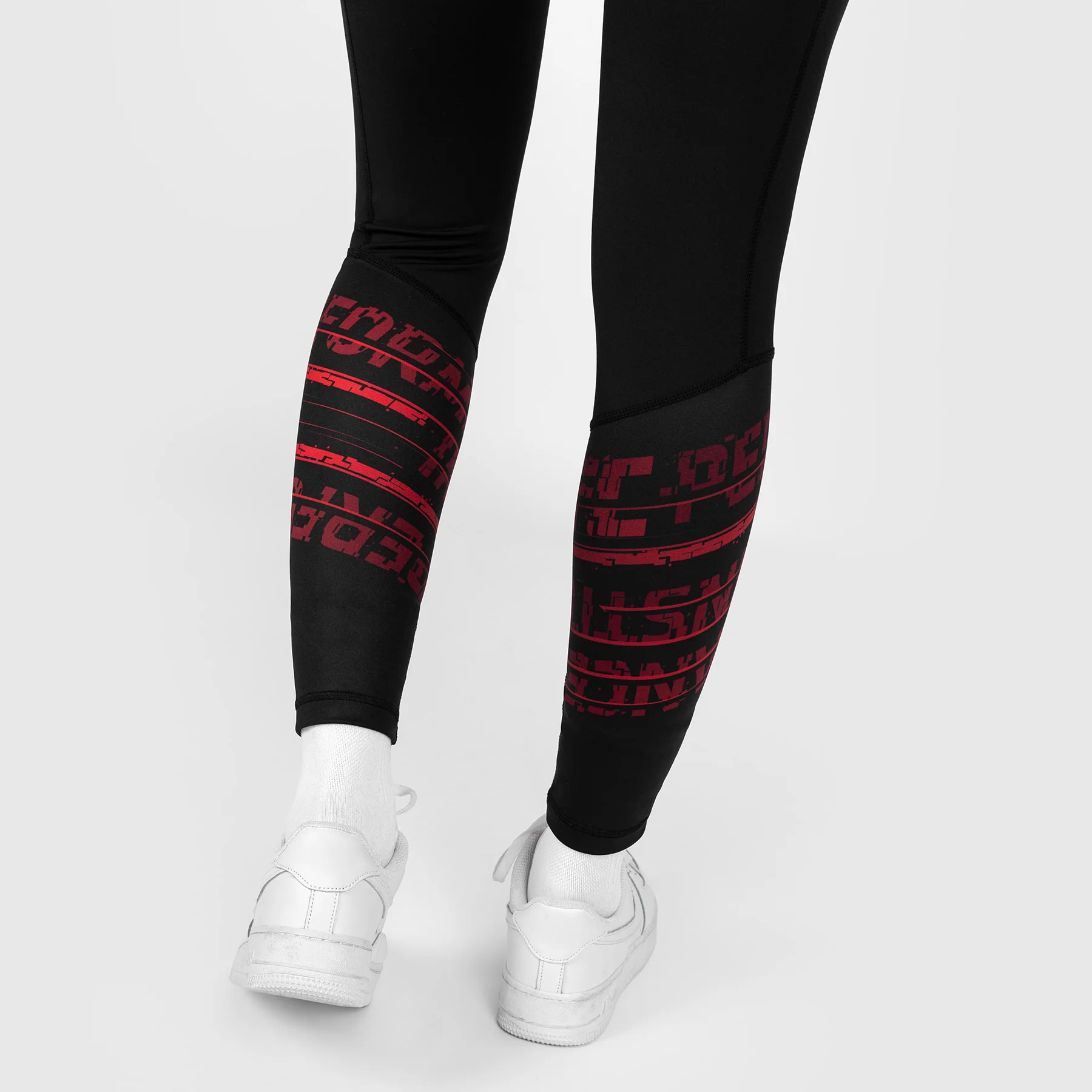 UFC Venum Performance Institute 2.0 Performance Tight für Frauen - Schwarz/Rot - Image 5