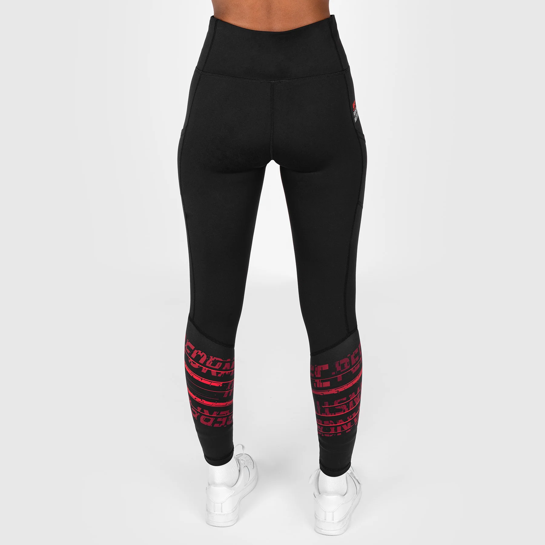 UFC Venum Performance Institute 2.0 Performance Tight für Frauen - Schwarz/Rot - Image 6
