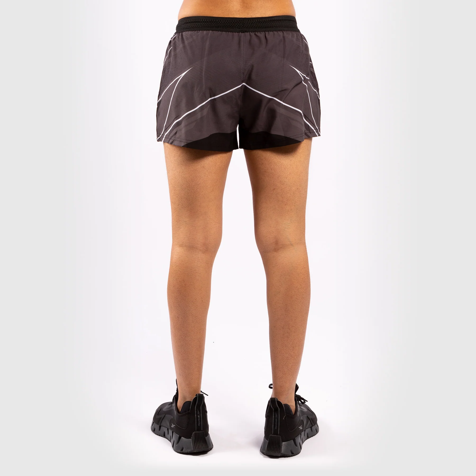 UFC Venum Replica Damen Shorts - Schwarz - Image 3