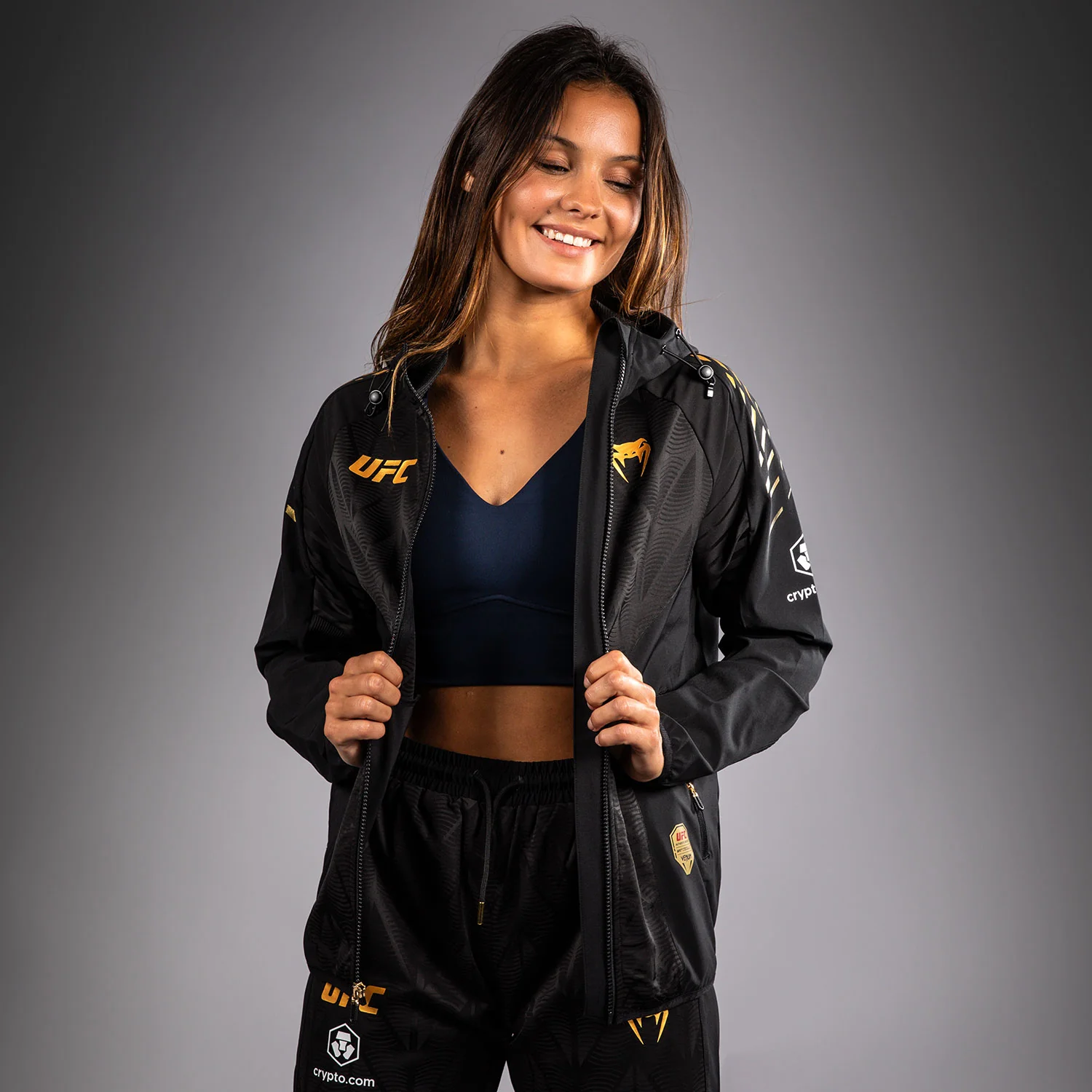UFC Zenith by Venum Authentic Fight Night Kapuzenjacke Damen - Champion - Image 5