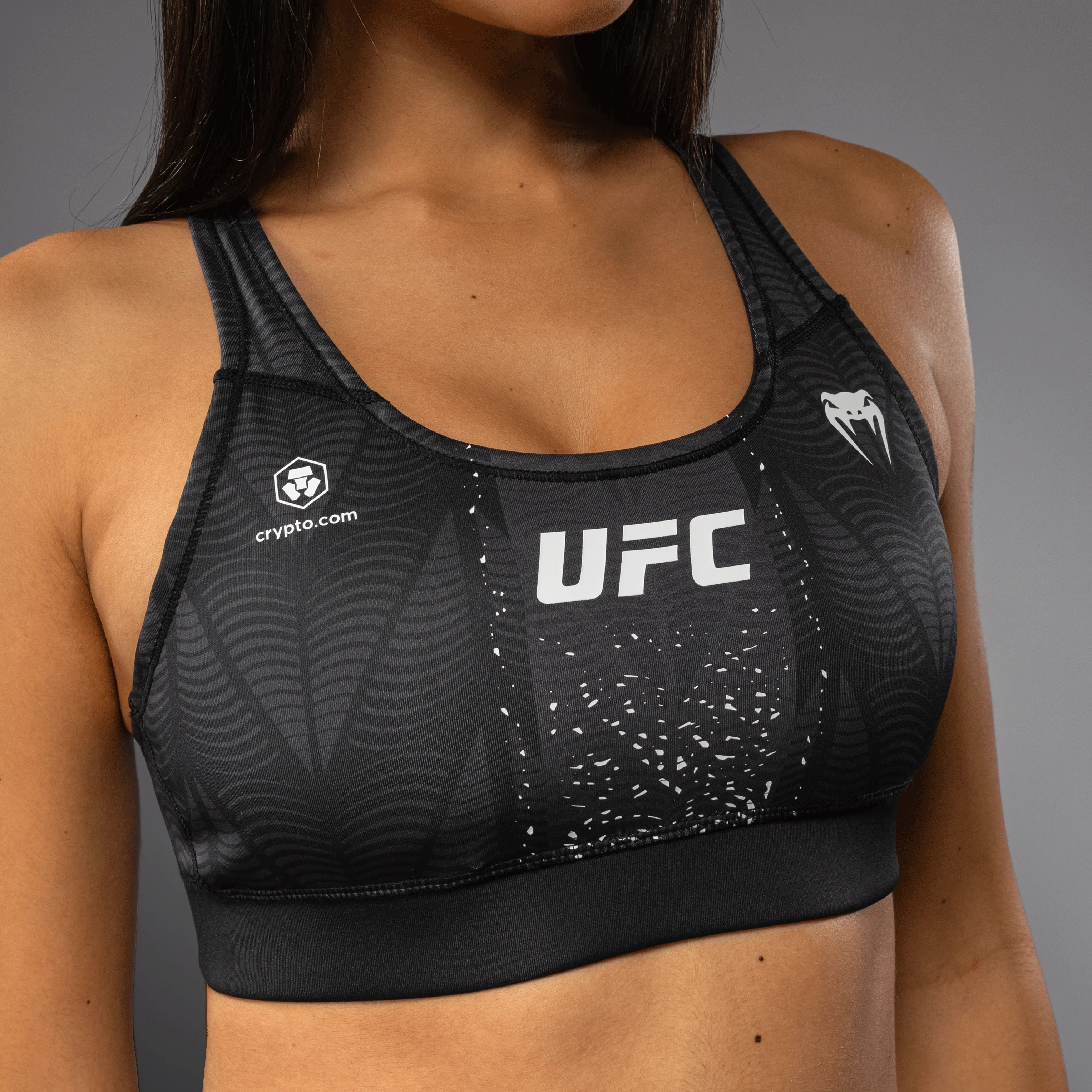 UFC Zenith by Venum Authentic Fight Night Sport-BH Damen - Schwarz - Image 5