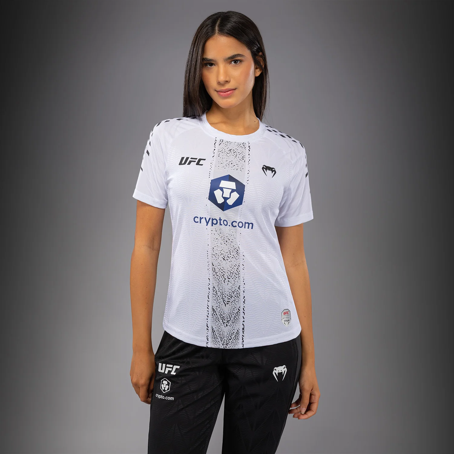 UFC Zenith by Venum Authentic Fight Night Offizielles Walkout-Trikot Damen - Weiß