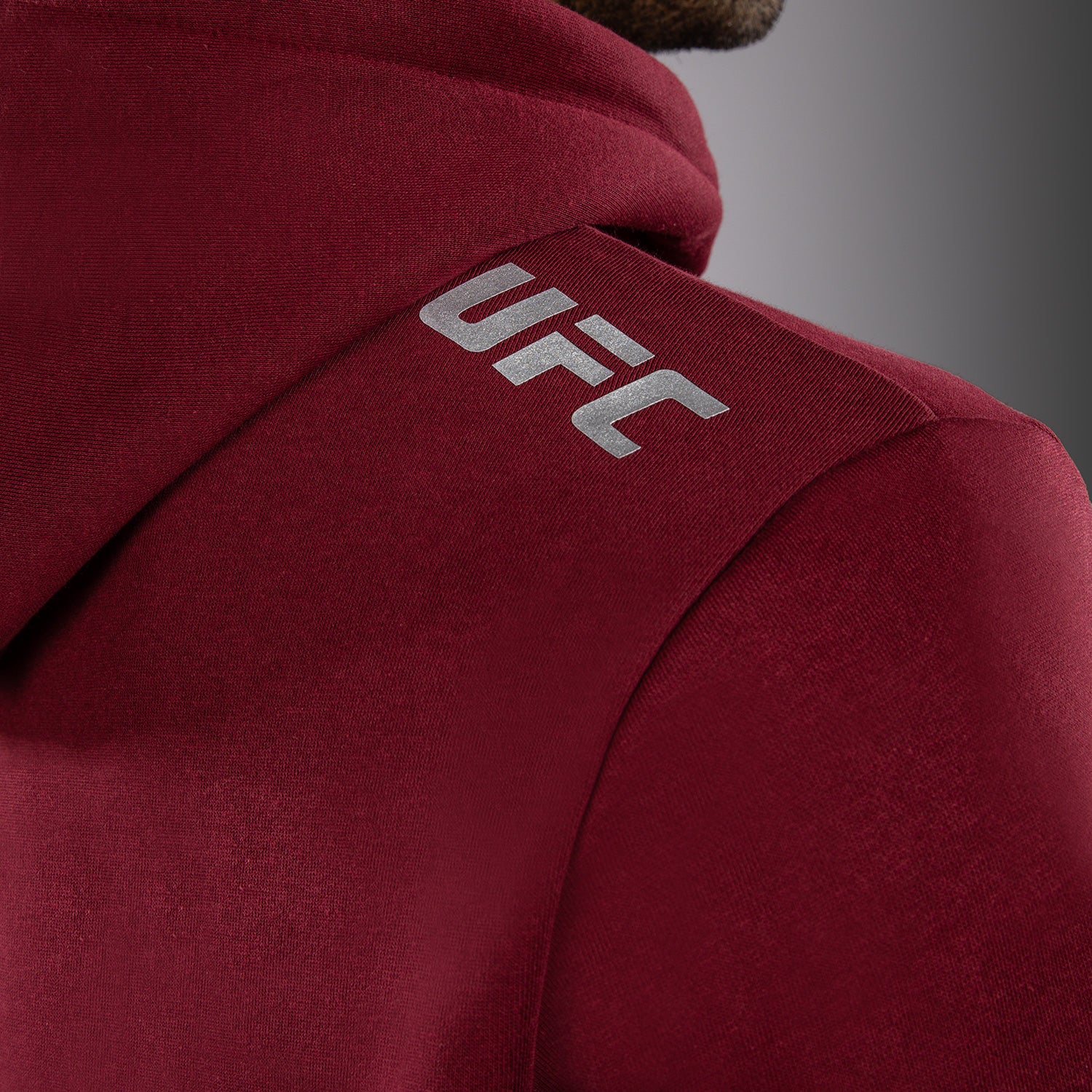 UFC Zenith by Venum Authentic Fight Week Pullover Hoodie Herren - Burgunderrot - Image 6