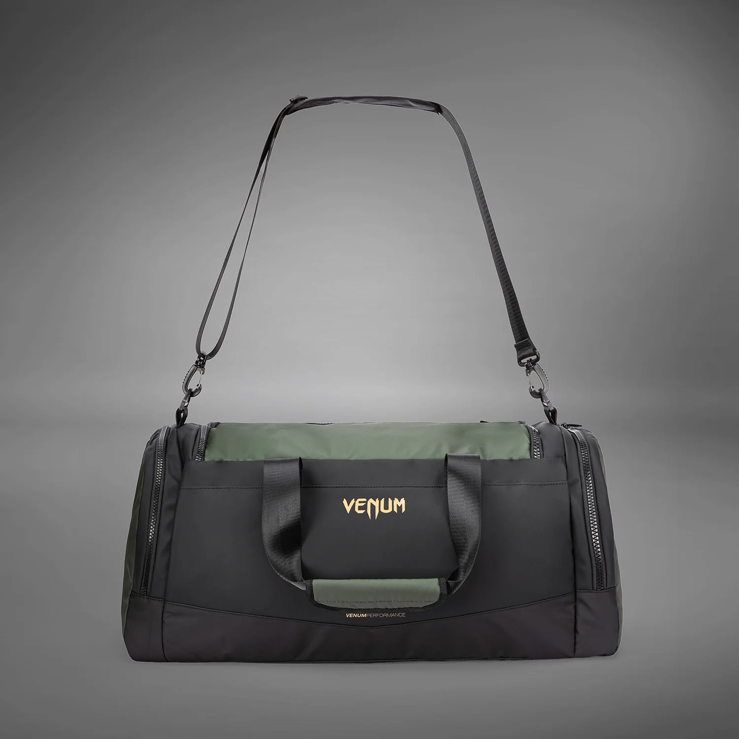 Venum Evo 2 Trainer Lite Duffle Bag - Schwarz/Khaki - Image 2