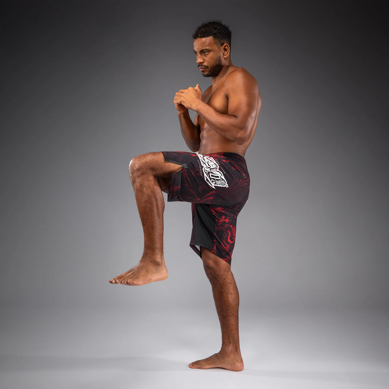 Venum 20th Anniversary Fightshorts - Schwarz/Rot - Image 6