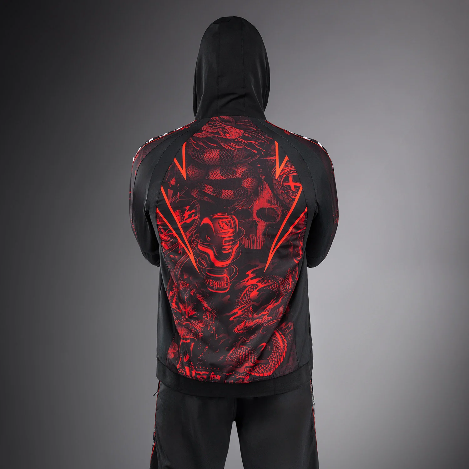 Venum 20th Anniversary Trainingsjacke - Schwarz/Rot - Image 6