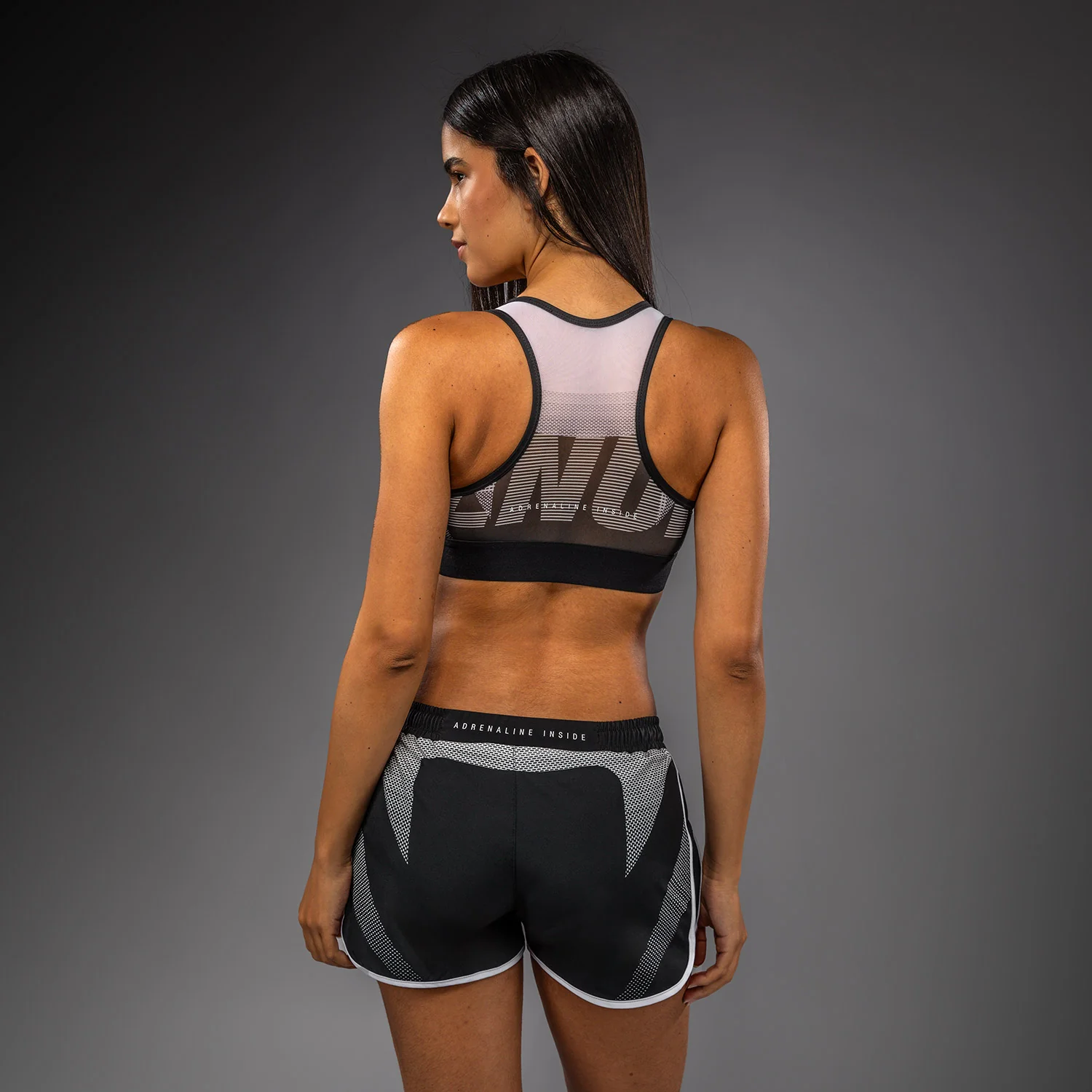 Venum Adrenaline Damen Sport-BH – Schwarz/Elfenbein - Image 4