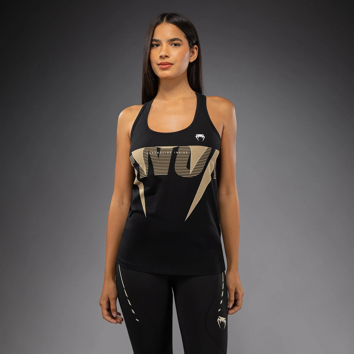 Venum Adrenaline Damen Tank Top – Schwarz/Elfenbein