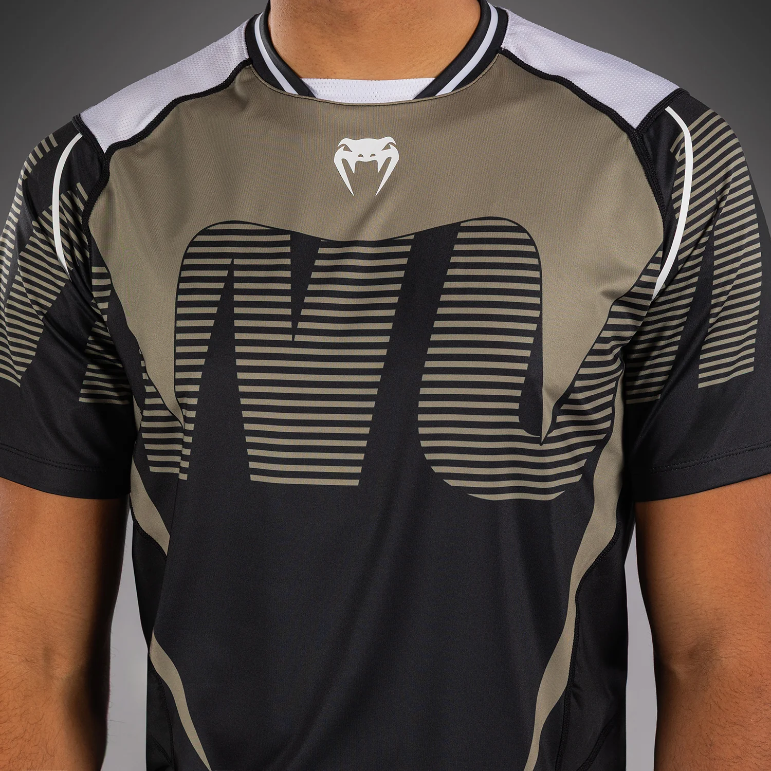 Venum Adrenaline Dry Tech T-Shirt – Schwarz/Sand - Image 3