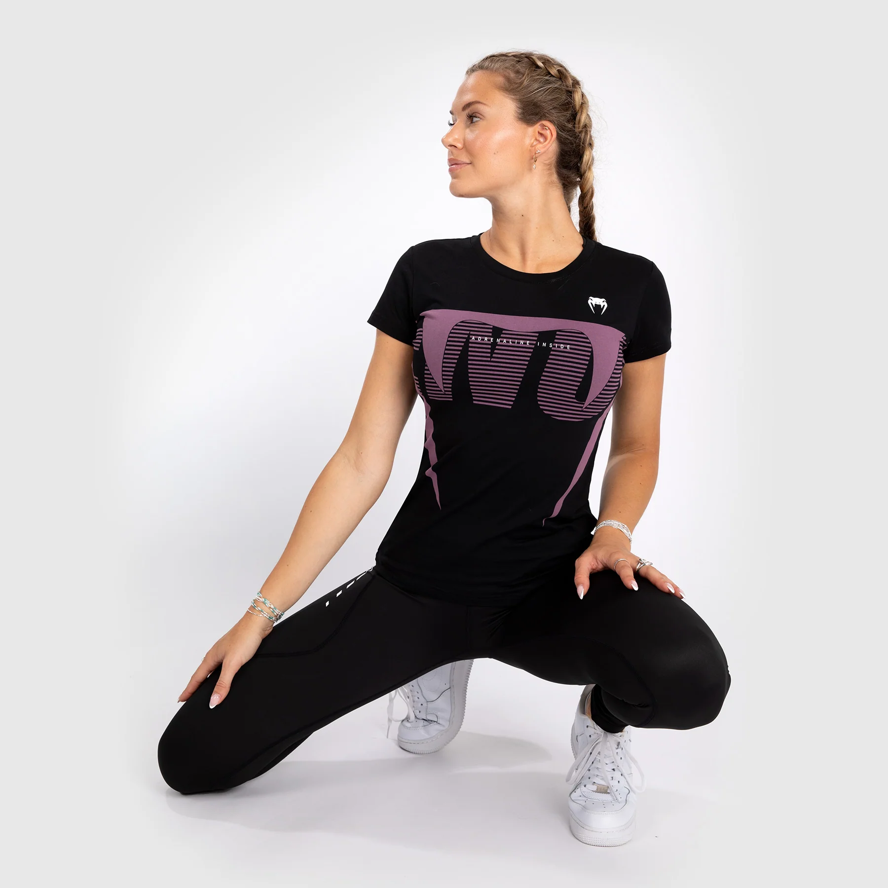 Venum Adrenaline Frauen T-Shirt - Purple - Image 5