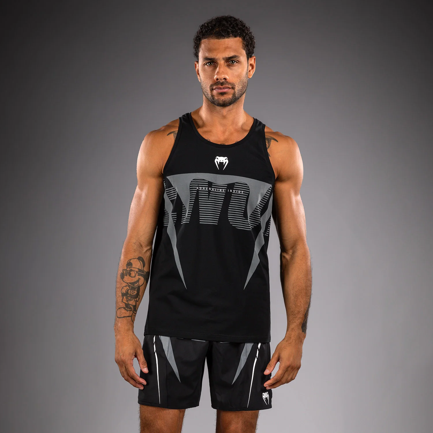 Venum Adrenaline Tank Top – Schwarz/Silbergrau