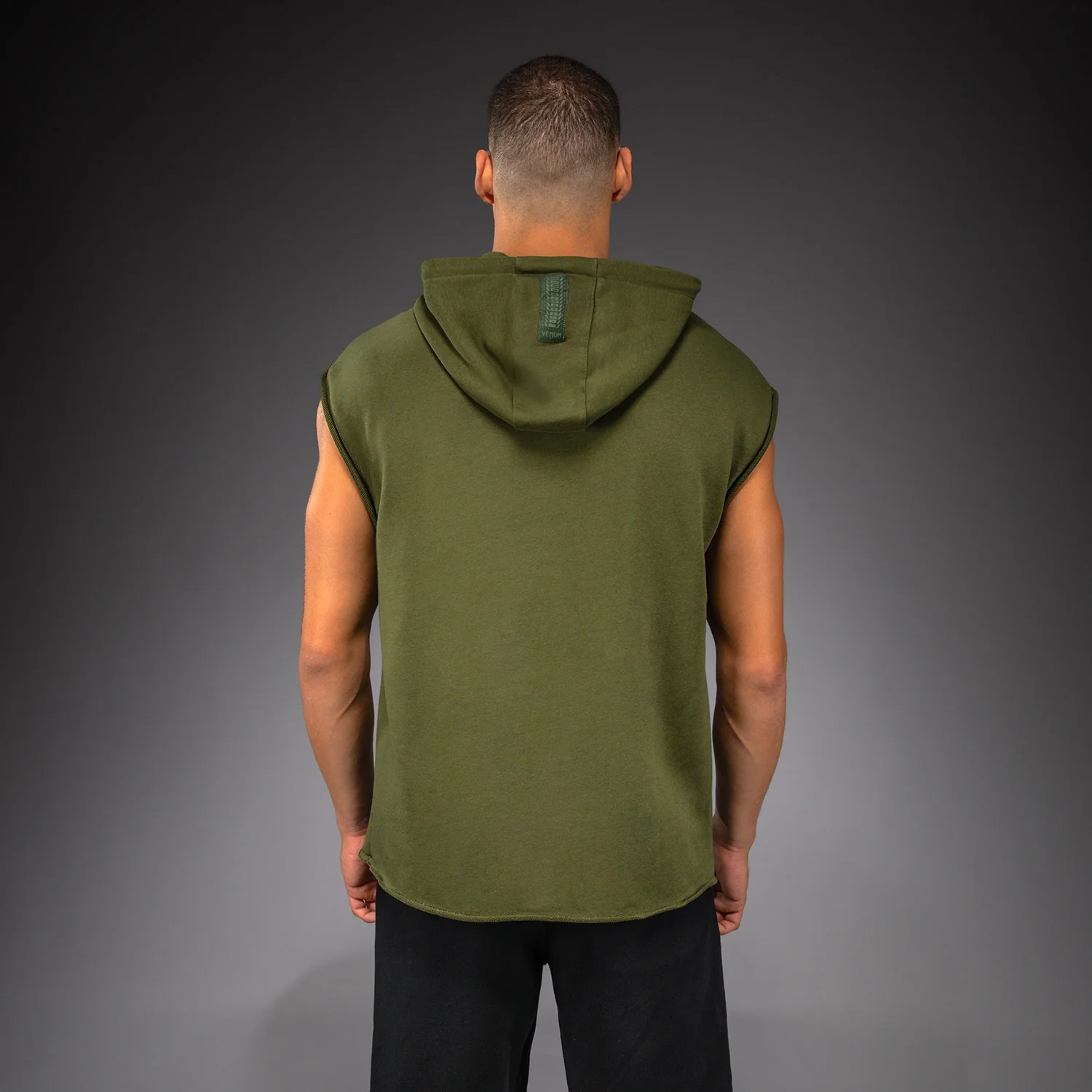 Venum Boxing VT Ärmelloser Kapuzenpullover – Militärgrün - Image 4