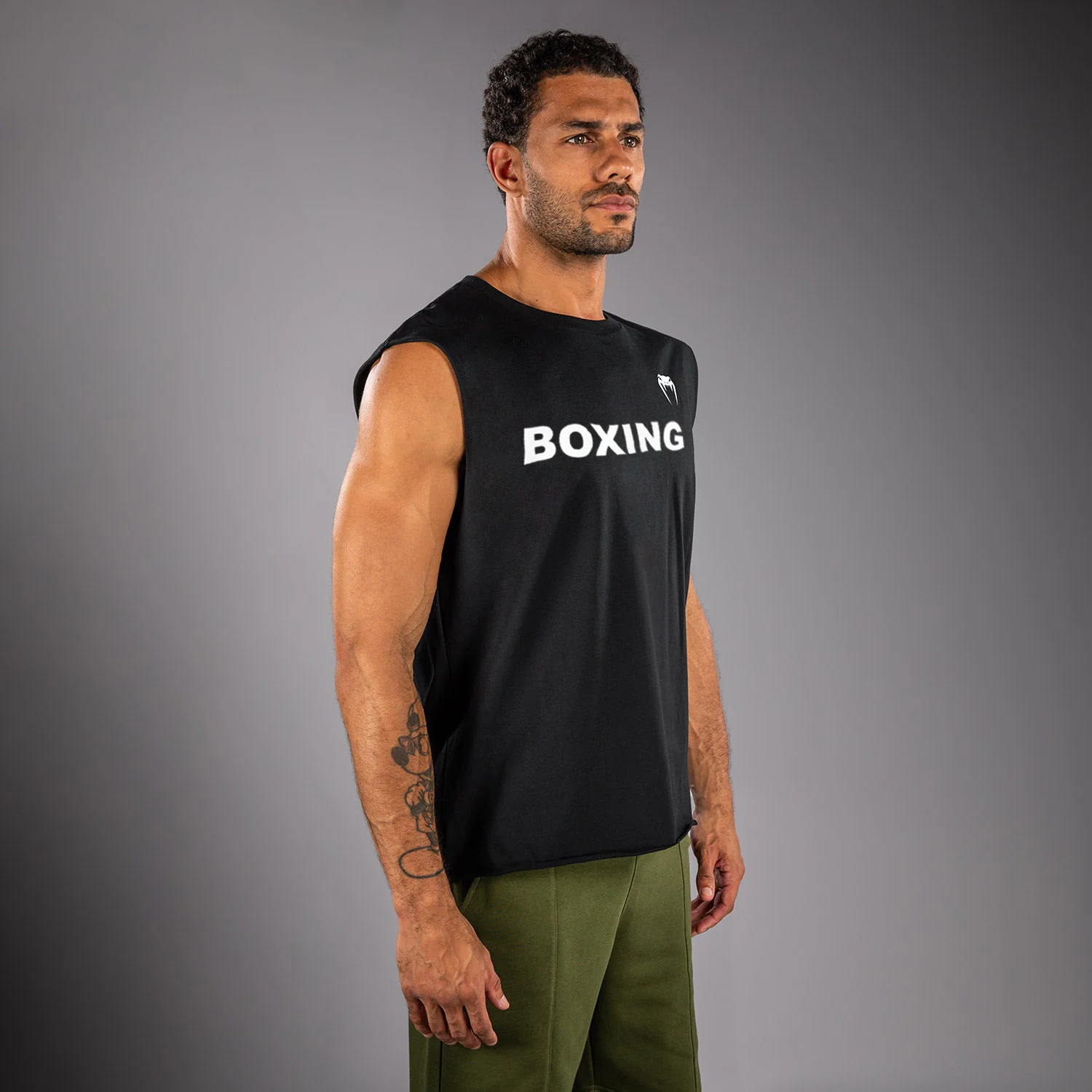Venum Boxing VT Ärmelloses T‑Shirt – Schwarz - Image 2