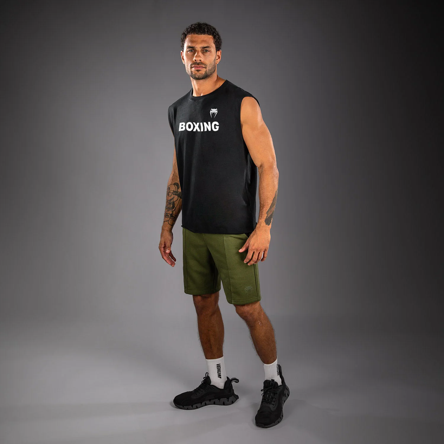 Venum Boxing VT Ärmelloses T‑Shirt – Schwarz - Image 4