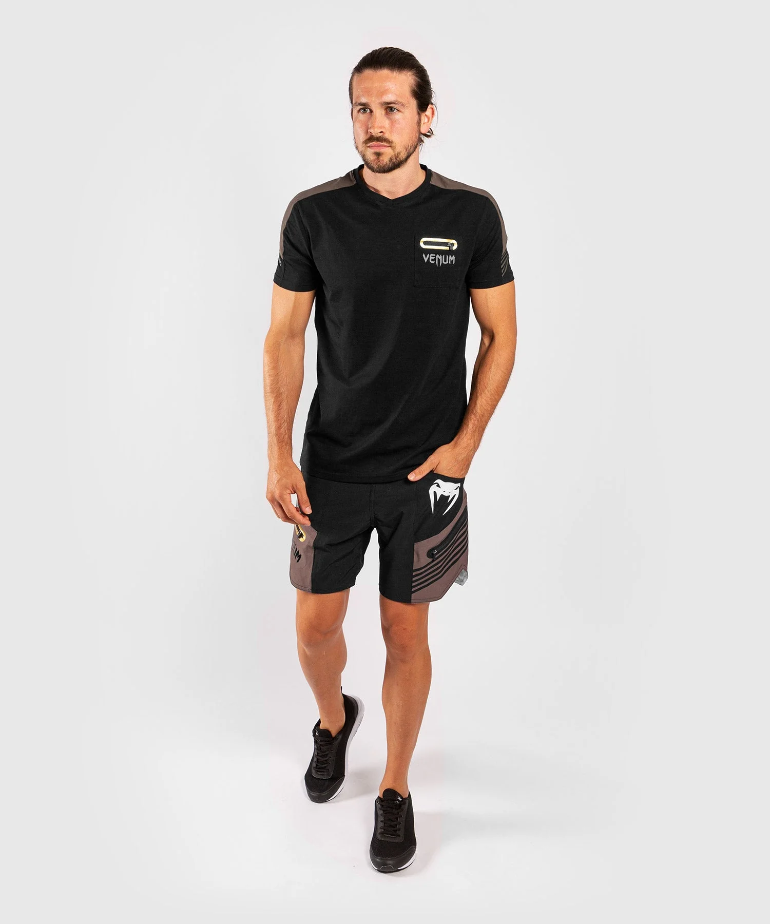 Venum Cargo T-Shirt - Schwarz/Grau - Image 8