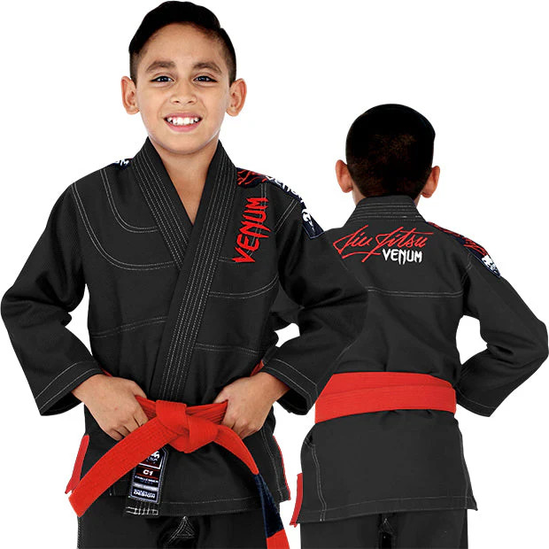 Venum Challenger 2.0 Kids BJJ Kampfanzug - Schwarz