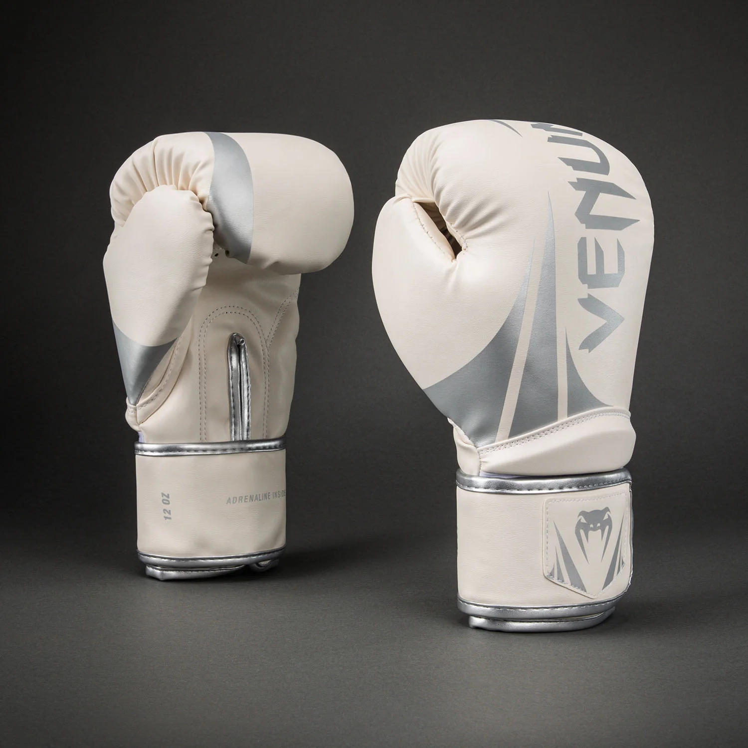Venum Challenger 2.5 Boxhandschuhe – Weiß/Silber - Image 2