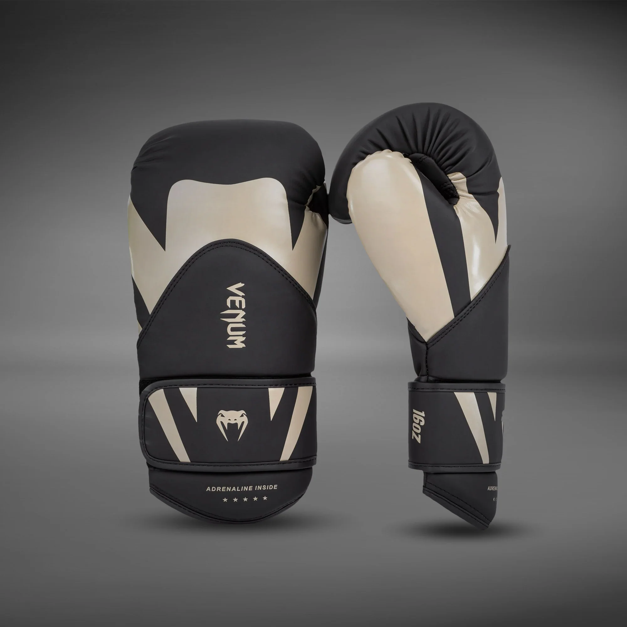 Venum Challenger 4.0 Boxhandschuhe - Schwarz/Beige - Image 2