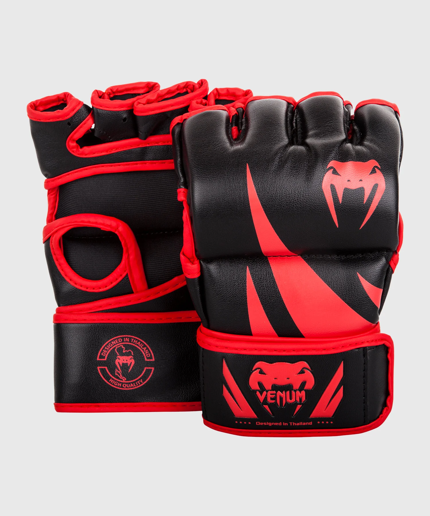 Venum Challenger MMA Handschuhe - Ohne Daumen - Schwarz/Rot - Image 6