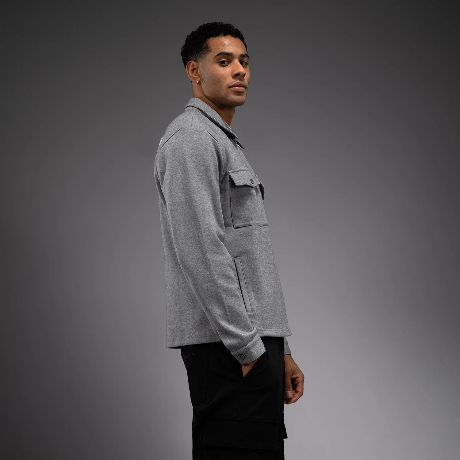 Venum City Core Jacke - Cloud Grey - Image 7