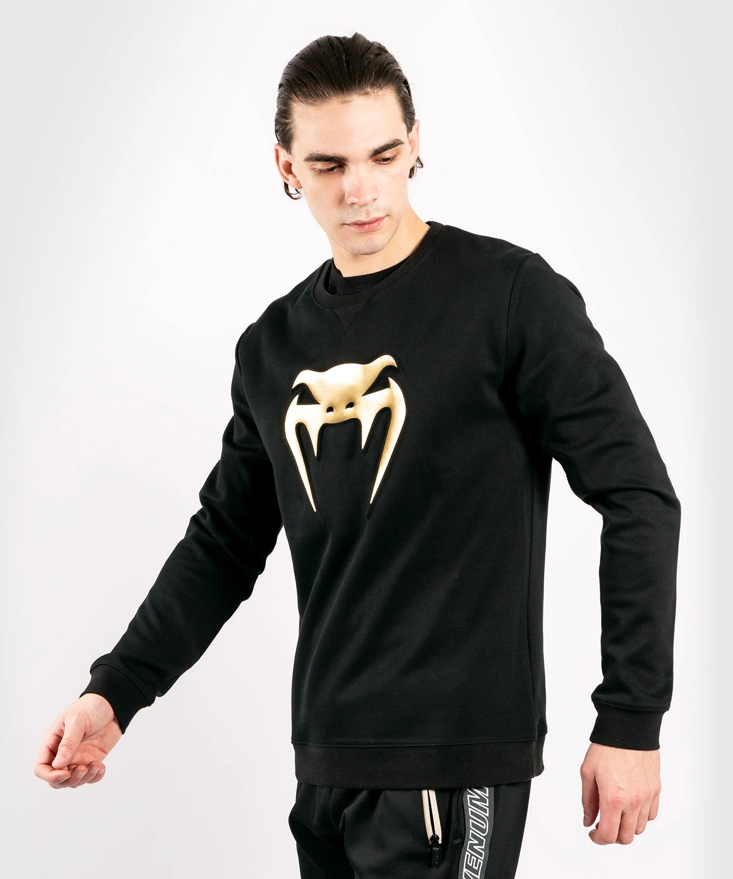Venum Classic Kapuzenpulli - Schwarz/Gold - Image 2